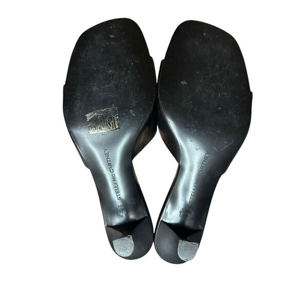 Stella McCartney Falabella Chain Mules in black sz 37.5 - Picture 7 of 9